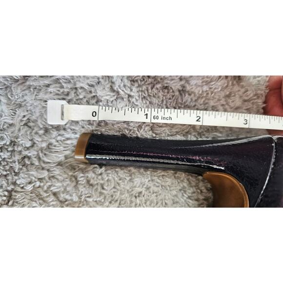 NEW Naturalizer Women's Talissa Mary Janes Pump Navy Patent Heels Shoes 8 Narrow - Picture 5 of 6